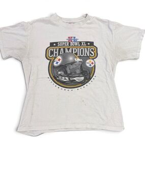 VTG 2006 Pittsburgh Steelers Super Bowl L Champions NFL Players T-Shirt